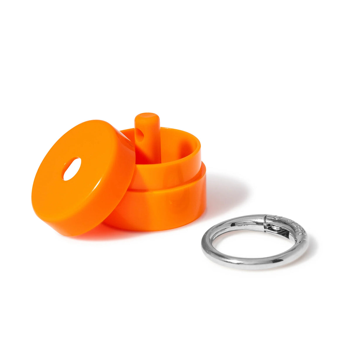 Lion Latch - Solid Colors: Traveling Jewelry Holder Storage, Pill Box Keychain Container. As Seen on Shark Tank.