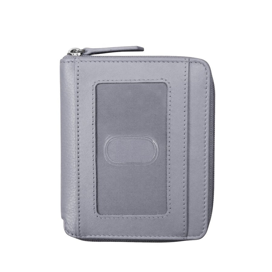 Small Zip Around Wallet with RFID Protection (7859) by ili New York