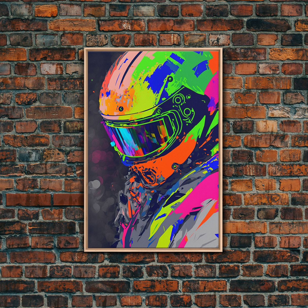 Motorcycle wall art framed print, Motorcycle poster print, MotoGP art, Motorcycle gifts, Motorcycle gift, Biker gift ready to hang print
