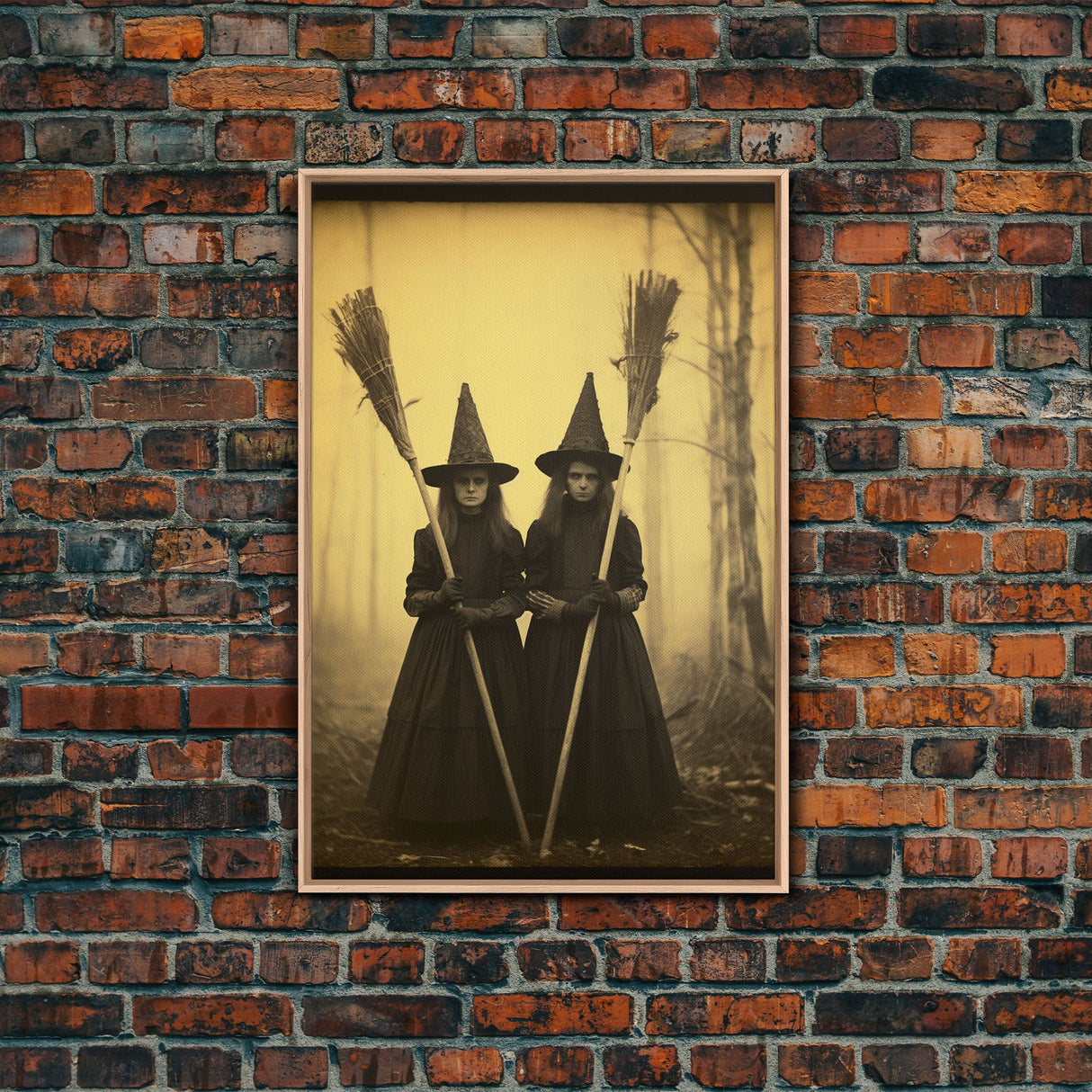 Occult Art, Witch Wall Art, Creepy Wall Art, Halloween Wall Art, Horror Art, Canvas Print, Wall Art, Vertical Print, Home Decor, Wall Decor