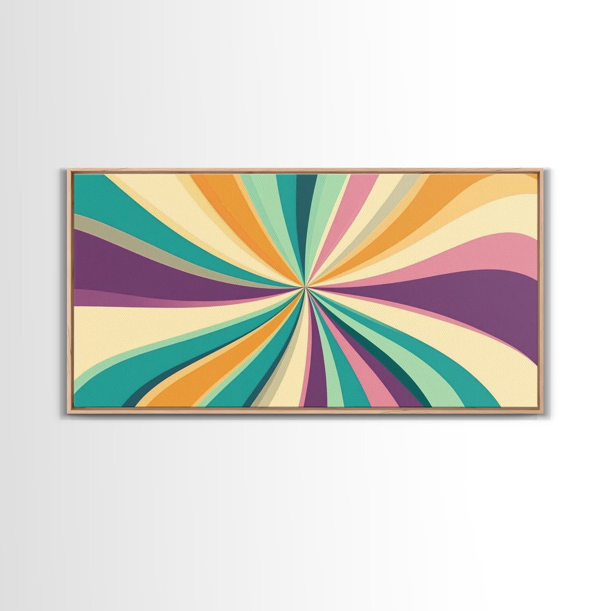 MCM Mid Century Modern Abstract Wall Art Canvas Print, Wall Decor, Wall Art, Modern Retro Canvas Print, Geometric Wall Art