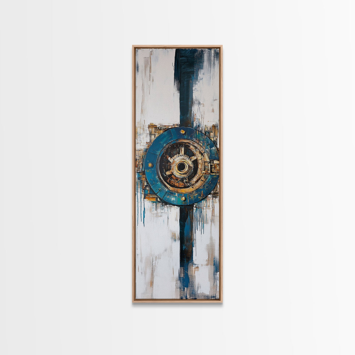 Ocean, Coastal Decor, Canvas Print, oyster painting, nautical decor, coastal wall art, farmhouse art, rustic wall art, above sofa art, gift idea