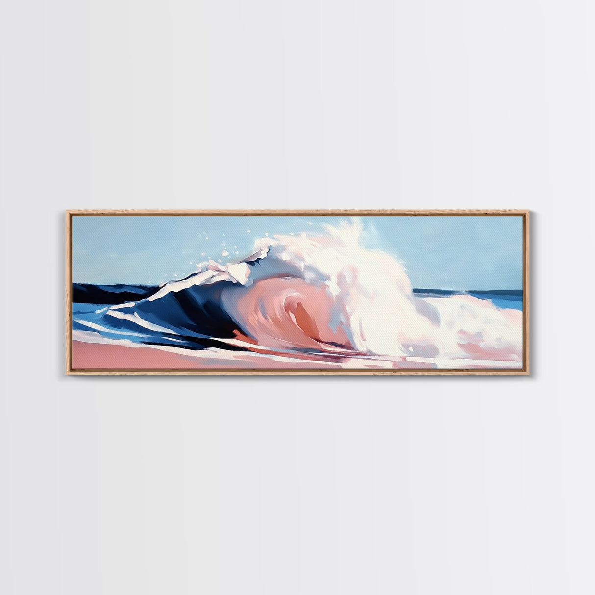 Sea Splash, Surf Art, Coastal Inspiration, Bold Waves, Canvas Print, Modern Ocean Art, Living Room Wall Art, Beach Theme Decor