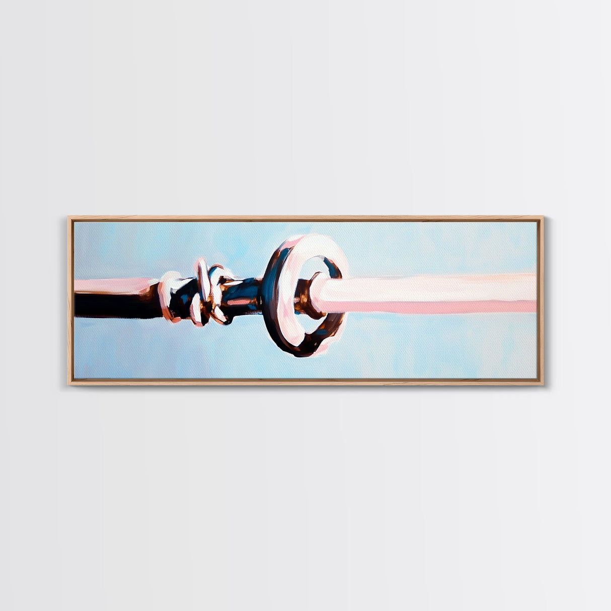 Sailboat Knot, Nautical Theme, Ocean Life, Framed Canvas Print, Coastal Home Decor, Minimalist Seaside Art, Beach House Wall Art