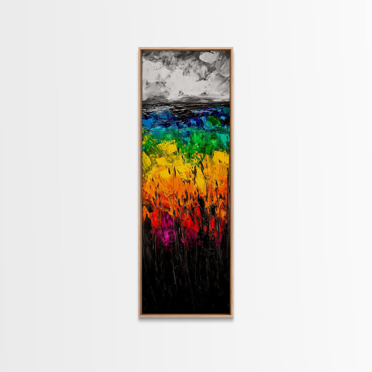 Reflective Waters, Nature Art, Framed Canvas Print, Tranquil Wall Art, Zen Home Decor, Living Room Artwork, Peaceful Landscape