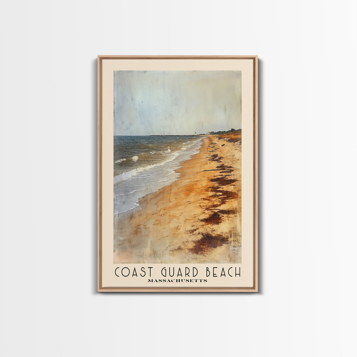 Coast Guard Beach, Massachusetts Watercolor Beach Print, Vacation Gift, Massachusetts Wall Art, Beach Painting, Beach Decor, Beach Painting