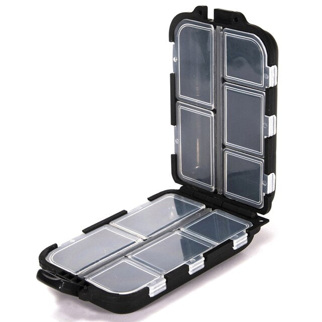 Travel Pill Organizer 10 space Box With 1000+ Free Labels Download