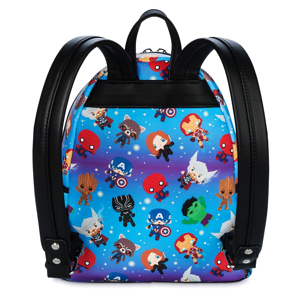 Disney Parks Marvel Avengers Mini Backpack Chibi Print by Loungefly