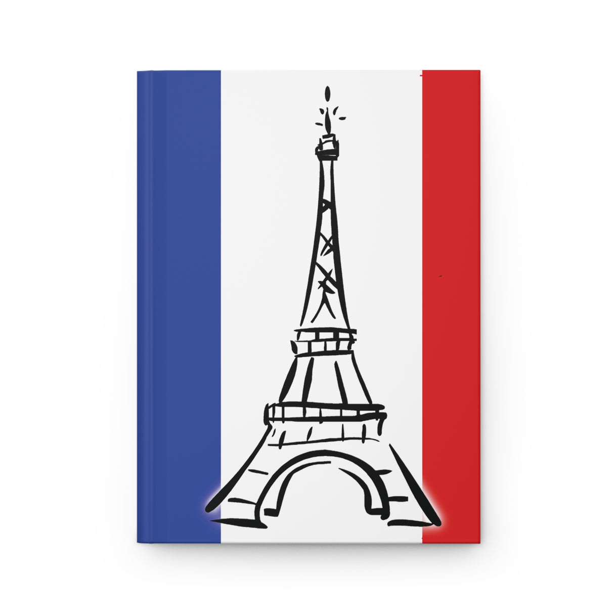 France Themed Hardcover Journal