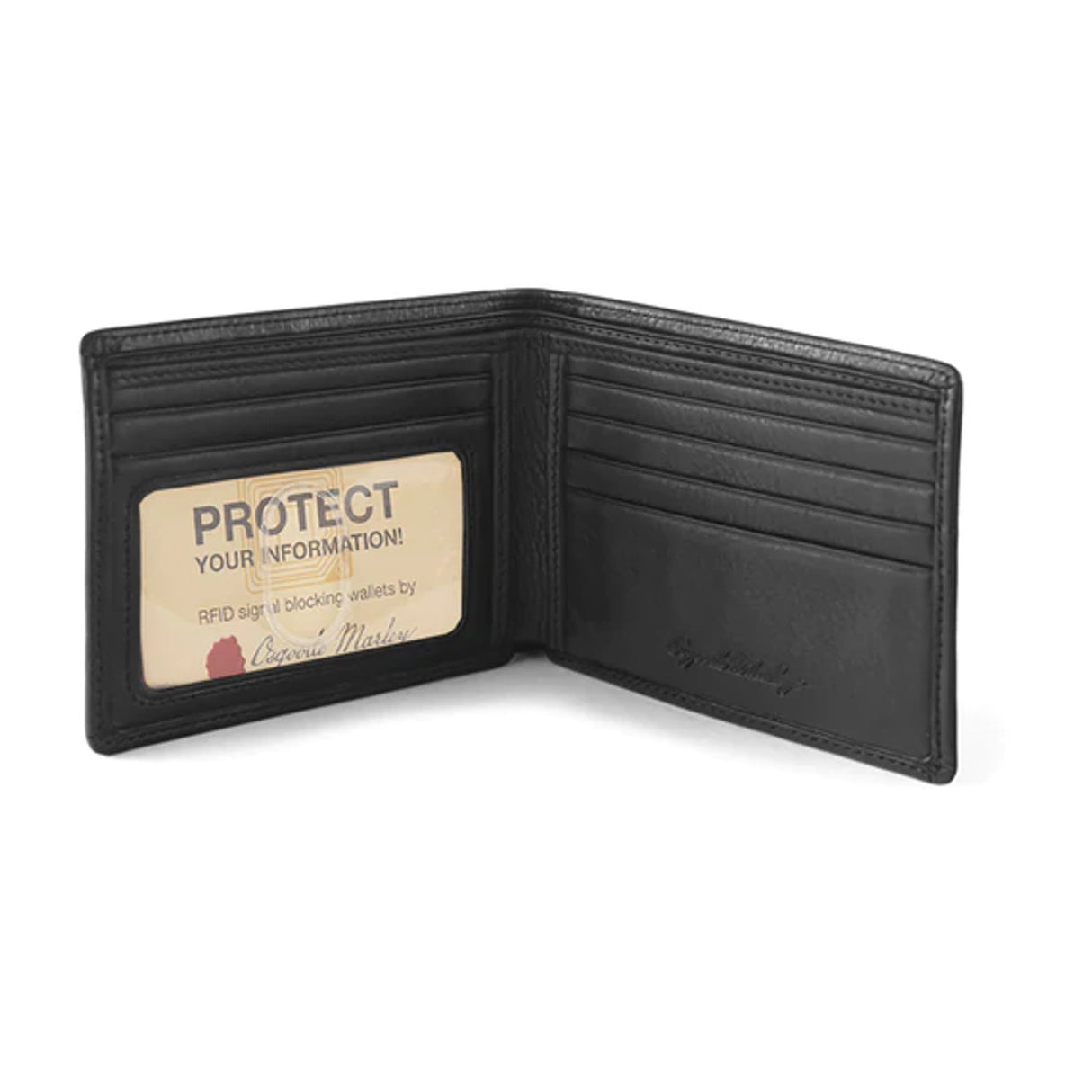 Leather RFID Blocking Thinfold Wallet by Osgoode Marley