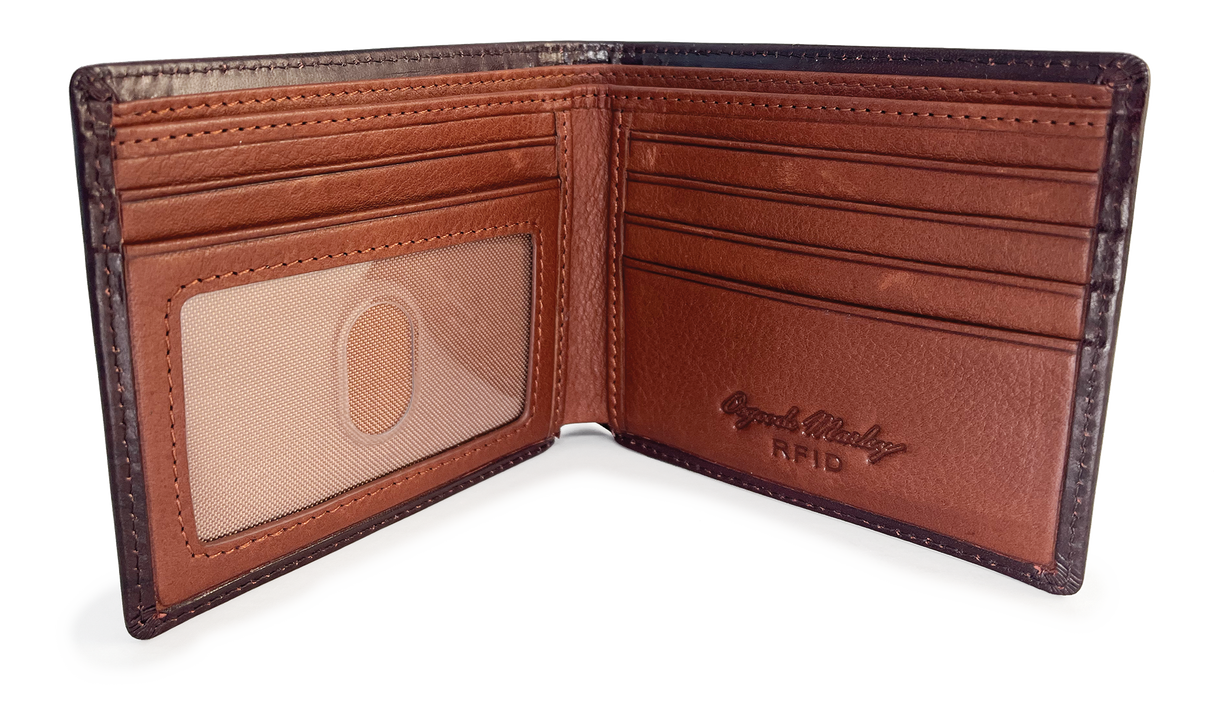 Leather RFID Blocking Thinfold Wallet by Osgoode Marley