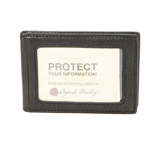 Leather RFID Blocking Inside Money Clip by Osgoode Marley
