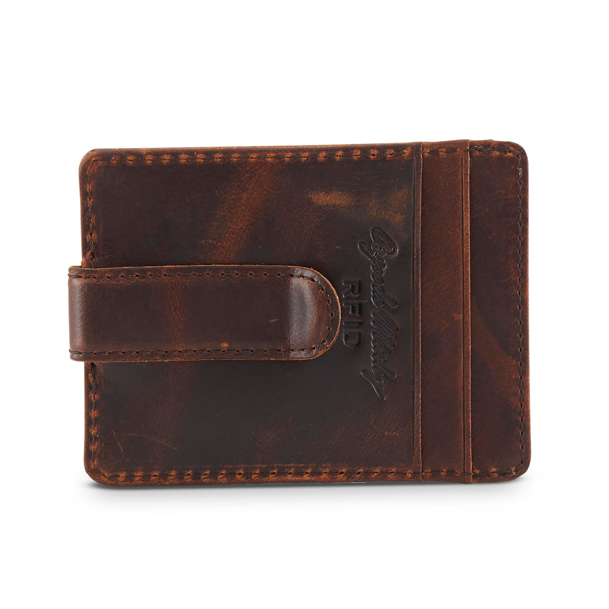 Leather Front Pocket Money Clip by Osgoode Marley