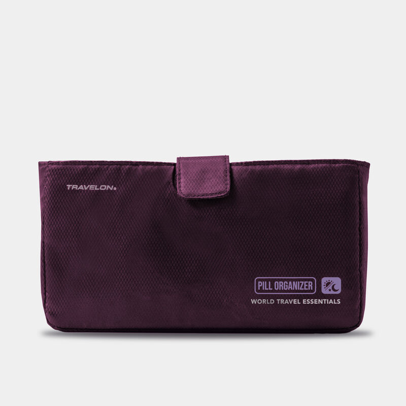 World Travel Essentials 7-day am/pm Push Button Pill Case (13620) by Travelon