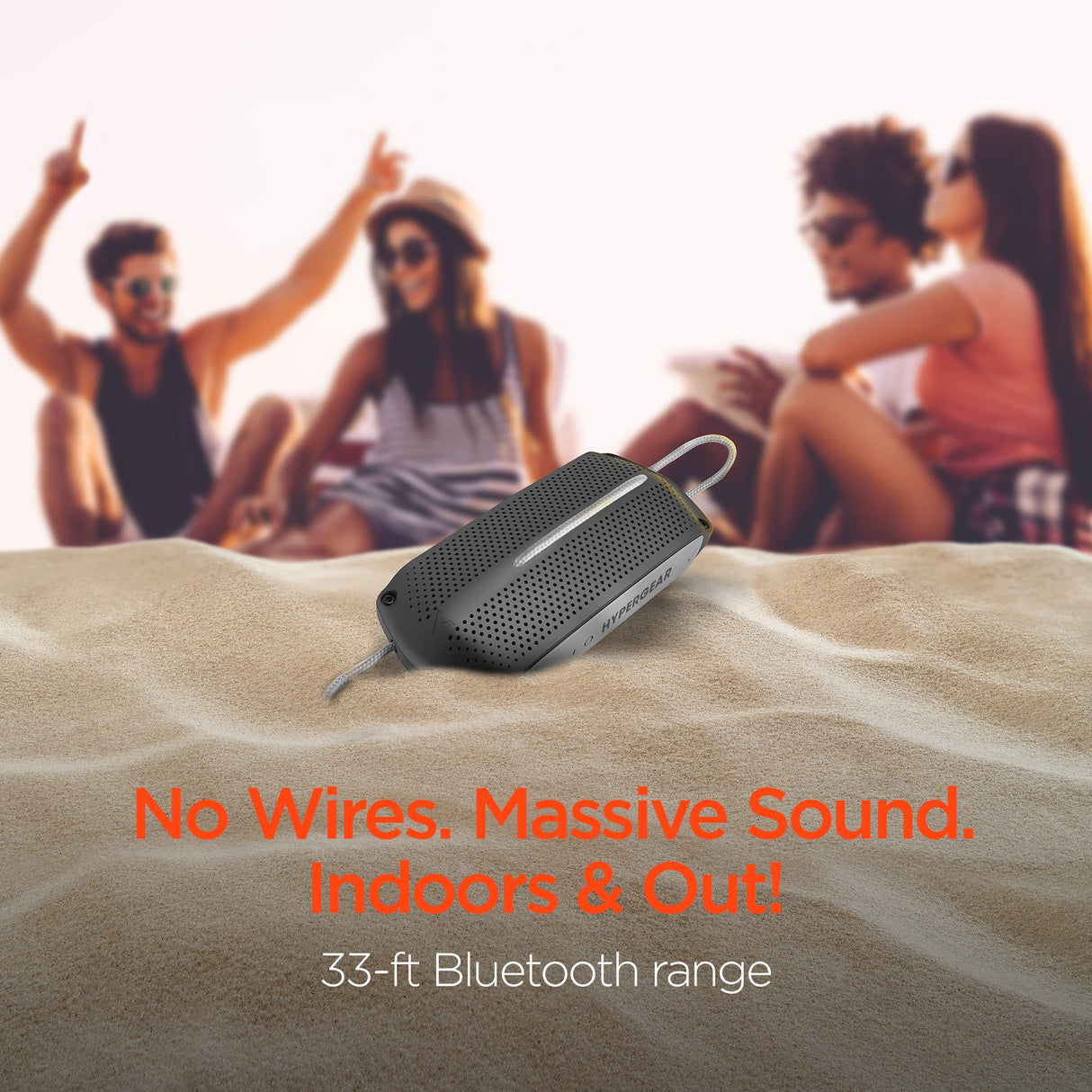 Wave, Water Resistant Wireless Speaker - By Hypergear