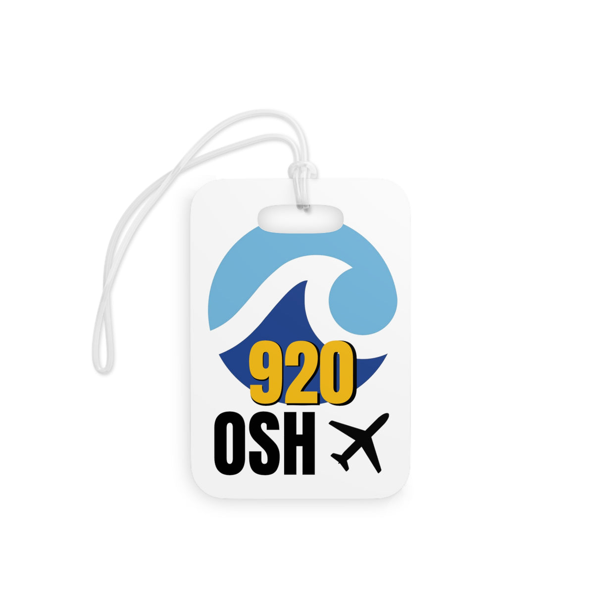 Oshkosh Wisconsin, Airport Tag for Bags and Luggage - 920 / OSH