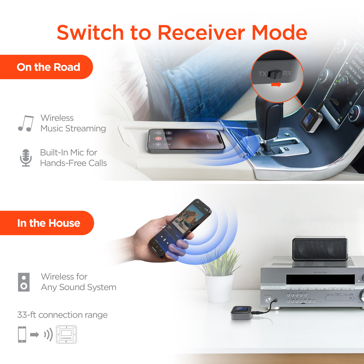 IntelliCast Flight Audio Adapter – Wireless Freedom for Every Journey