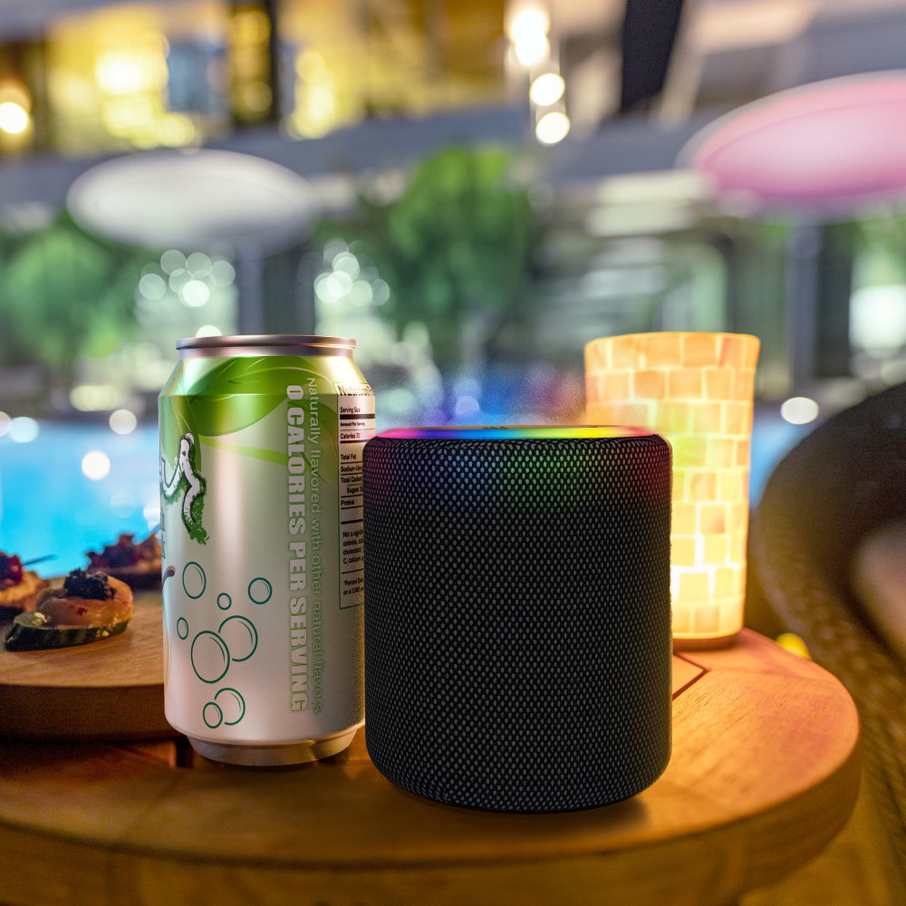 Halo Waterproof LED Wirelss Speaker - 2 sizes, by Hypergear