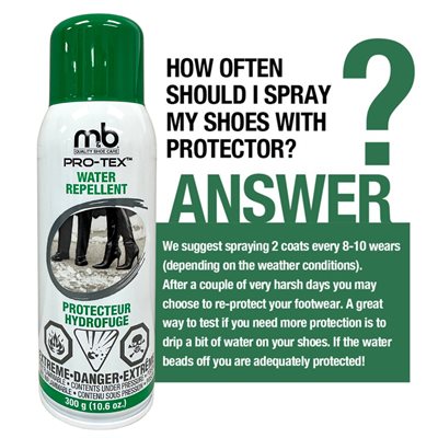 Pro-Tex Water & Stain Protector Spray by M&B Quality Shoe Care