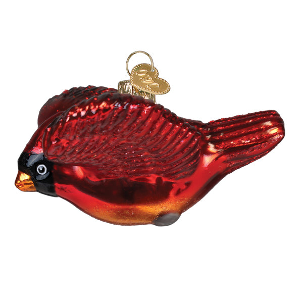 Cardinal In Flight Ornament