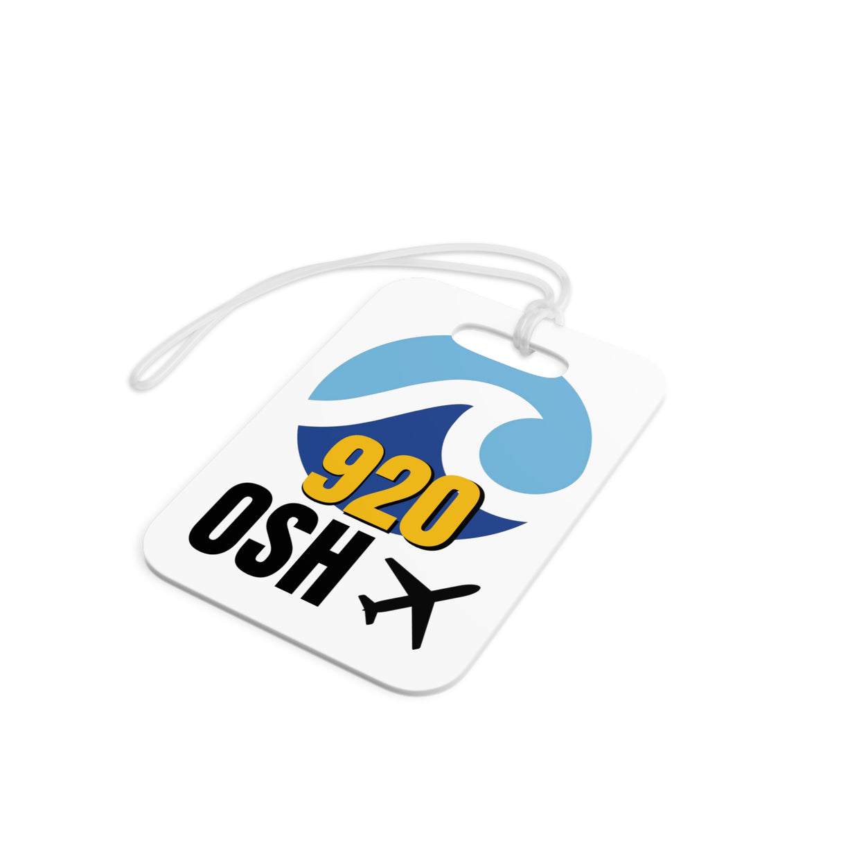 Oshkosh Wisconsin, Airport Tag for Bags and Luggage - 920 / OSH