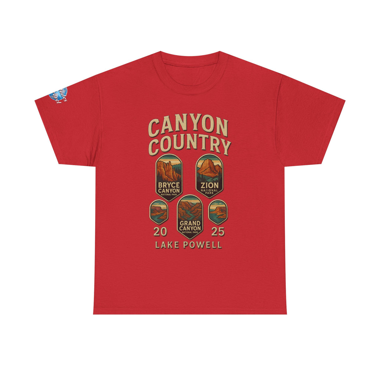 Custom Latitudes Travel - Canyon Country Tee, Adventure T-Shirt, National Park Shirt, Travel Souvenir Gift, Retro Tour Shirt, Hiking Apparel, Unisex Cotton Top