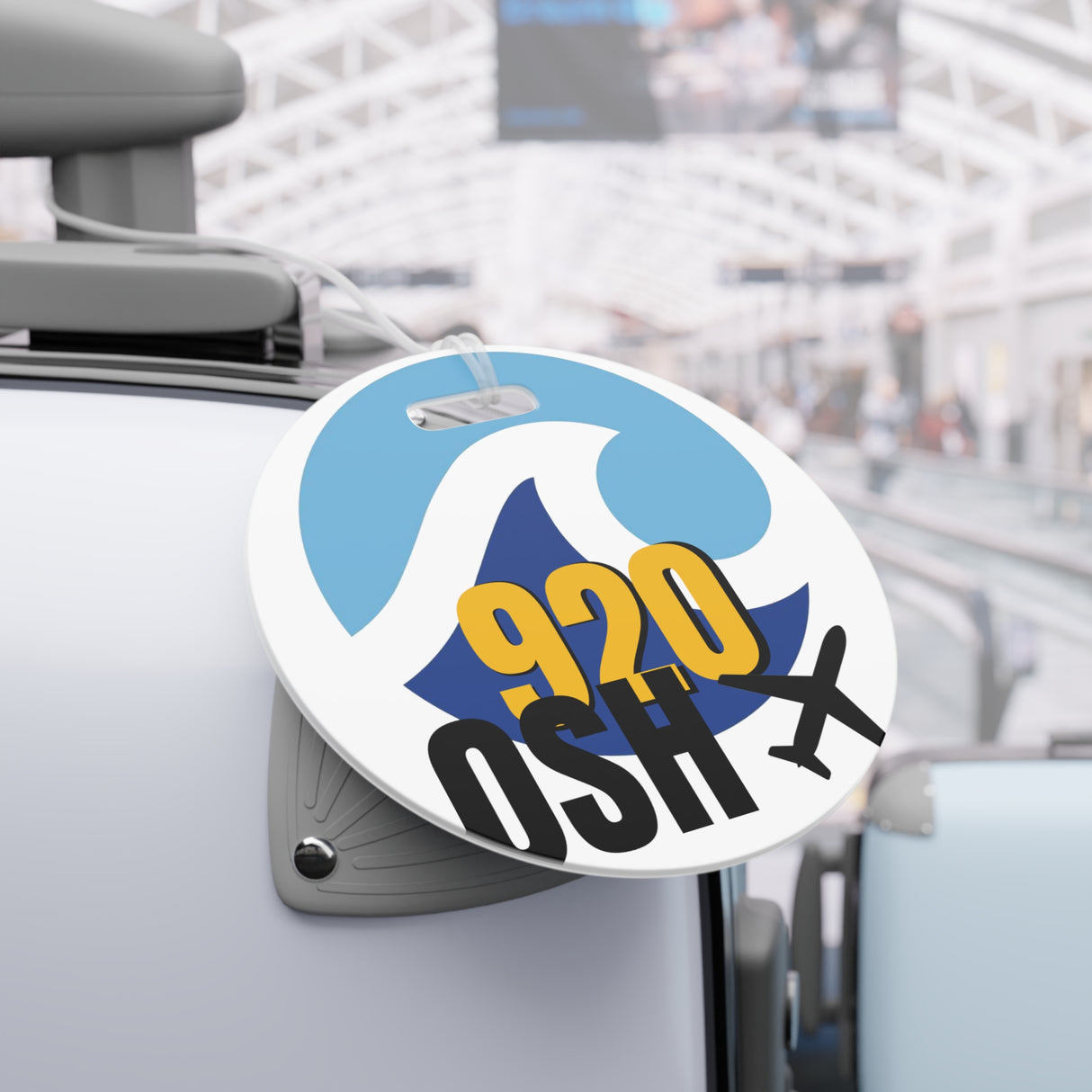 Oshkosh Wisconsin, Airport Tag for Bags and Luggage - 920 / OSH