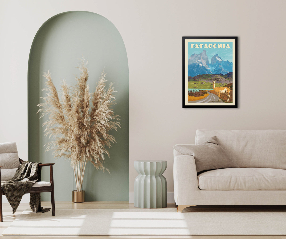 Patagonia (World Travel) Art Print