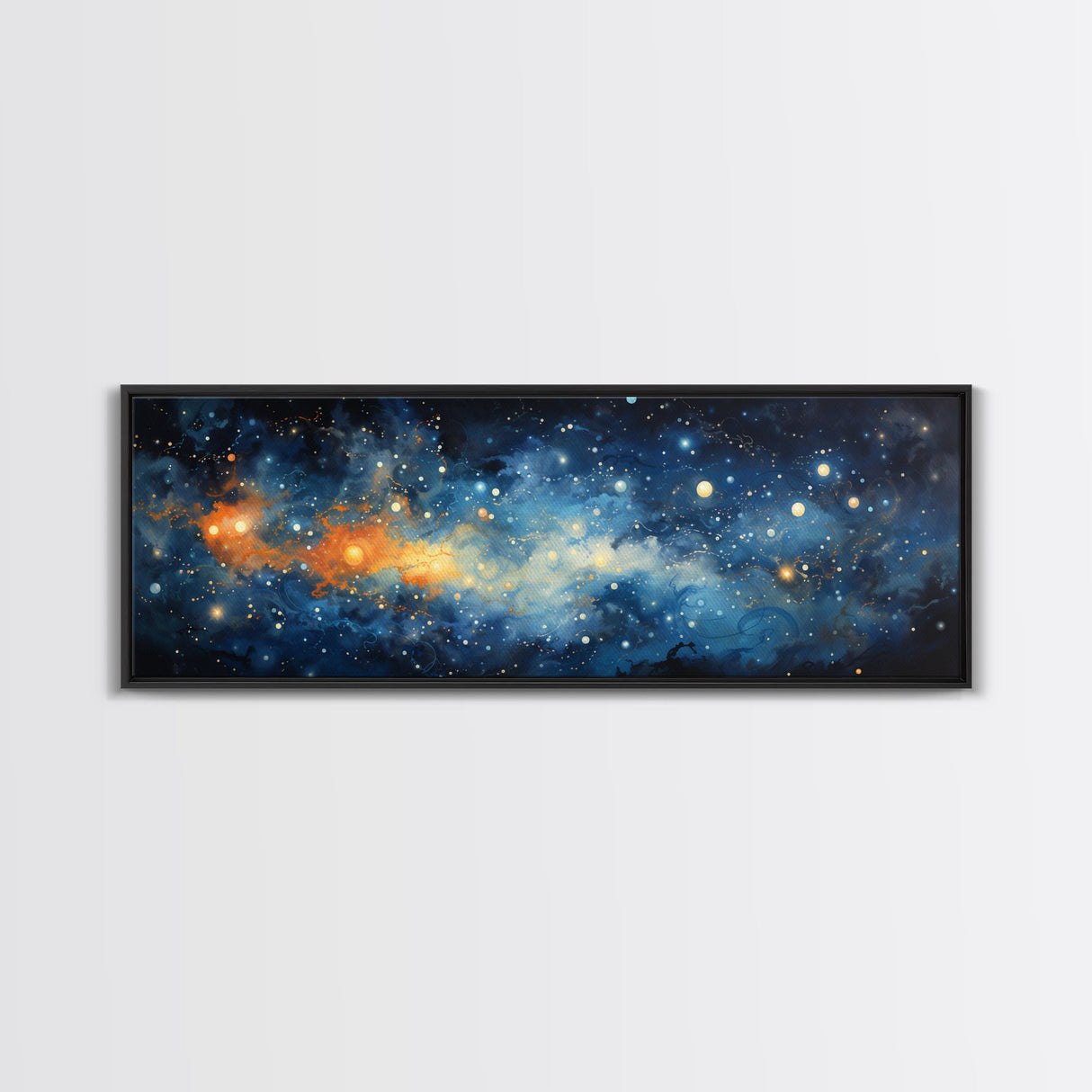 Framed Canvas Print Of The Universe, Space Exploration, Galaxy Print, Astronomical Gift, Room Decor, FREE SHIPPING