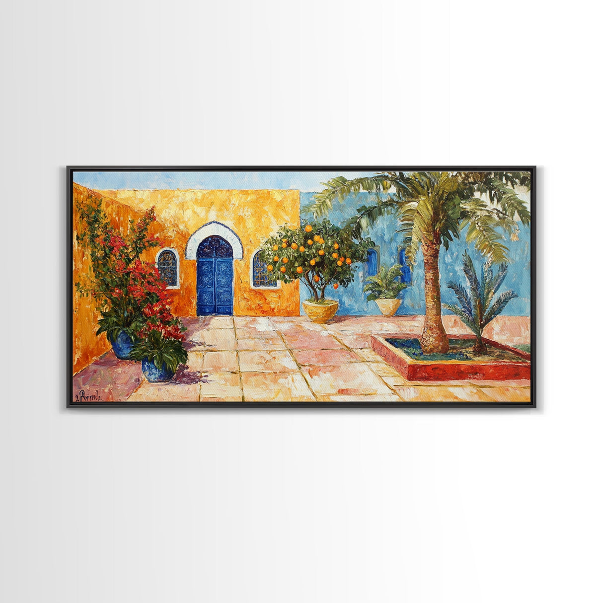 Mexican Wall Art - Framed Canvas Print, Colorful Mexicano Home Decor, Mexican Kitchen Wall Art, Ready To Hang, Chicano Wall Art
