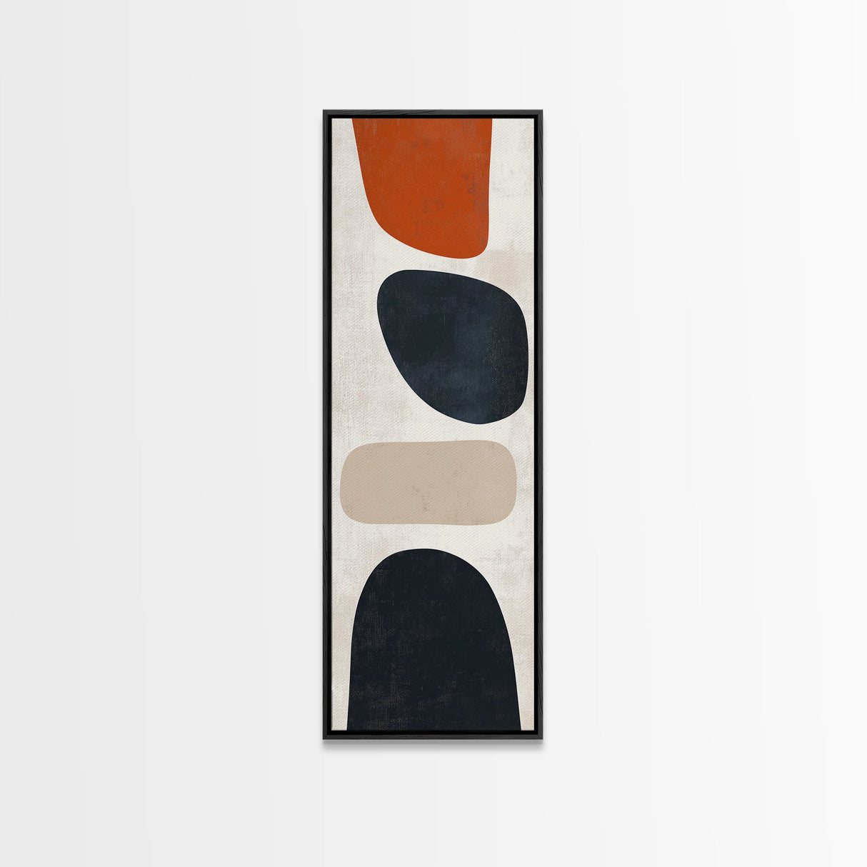 Framed Canvas Print Modern Geometric Wall Art Boho Minimalist Style Abstract Above Couch Art Ideal Living Room Bedroom Art Wall Decor