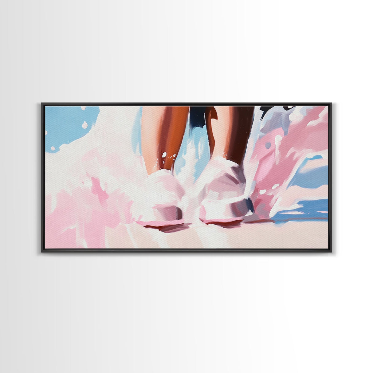 Water Feet, Splashes, Canvas Print, Minimalist Art, Dreamy Aesthetic, Serene Bedroom Decor, Modern Home Wall Art, Beach Inspired Design