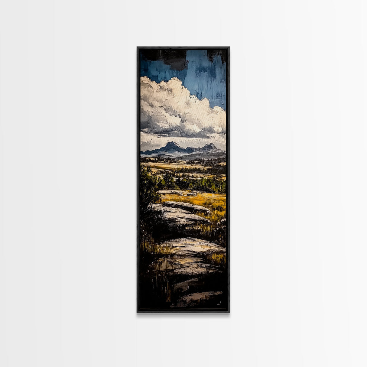 Landscape, Mountain, Rustic, Canvas Print, Cabin Wall Art, Scenic Nature Decor, Adventure Inspired, Lodge Wall Art, Tranquil Home Decor