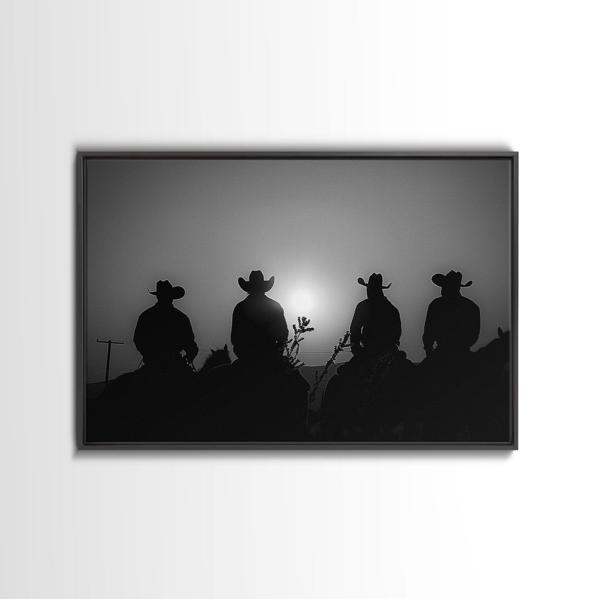 Cowboy Prints Framed Wall Art, Western Decor, Black and White Photography, Western Decor, Wild West Art, Cowboy Art, Wild West Art Print