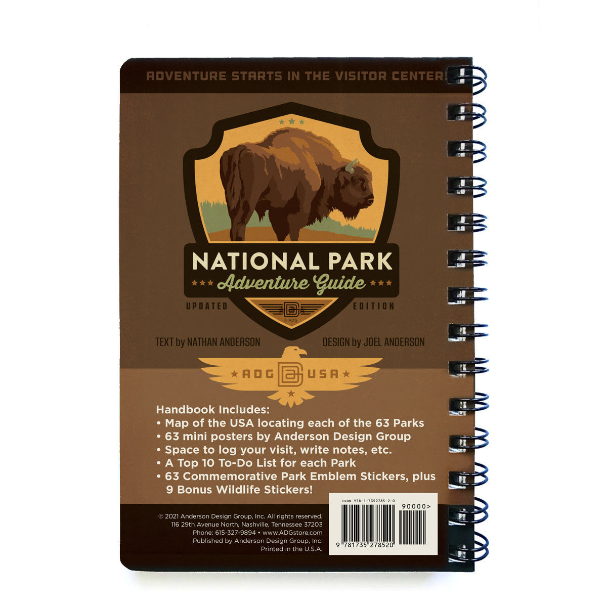 63-Park National Park Adventure Guide Book (Best Seller!)