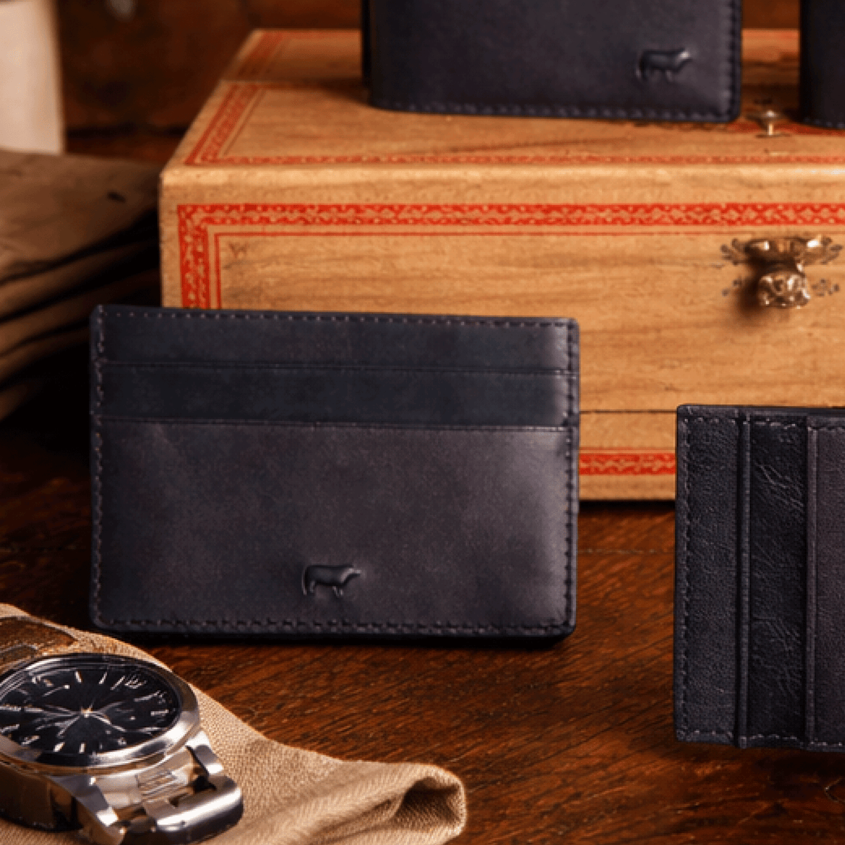 Front Pocket Card Case Noir