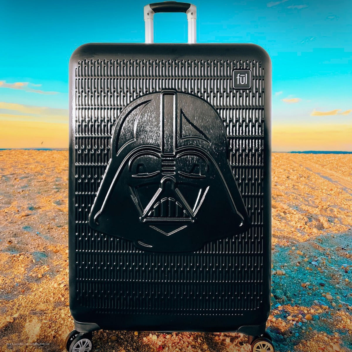 Maleta giratoria Star Wars Darth Vader con relieve de 25"
