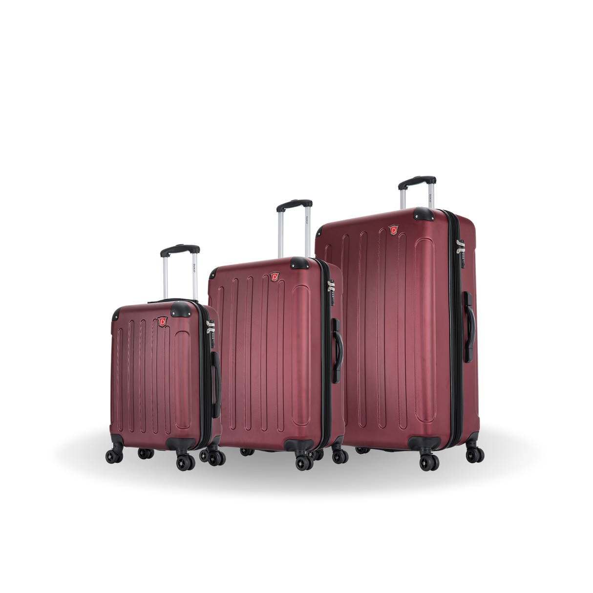 INTELY 3 Piece Set 20''/28''/32'' with Built-in Digital Weight Scale