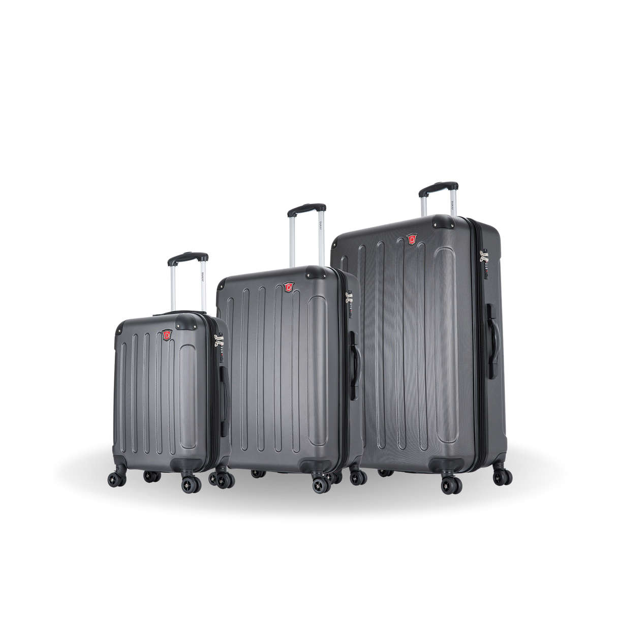 INTELY 3 Piece Set 20''/28''/32'' with Built-in Digital Weight Scale