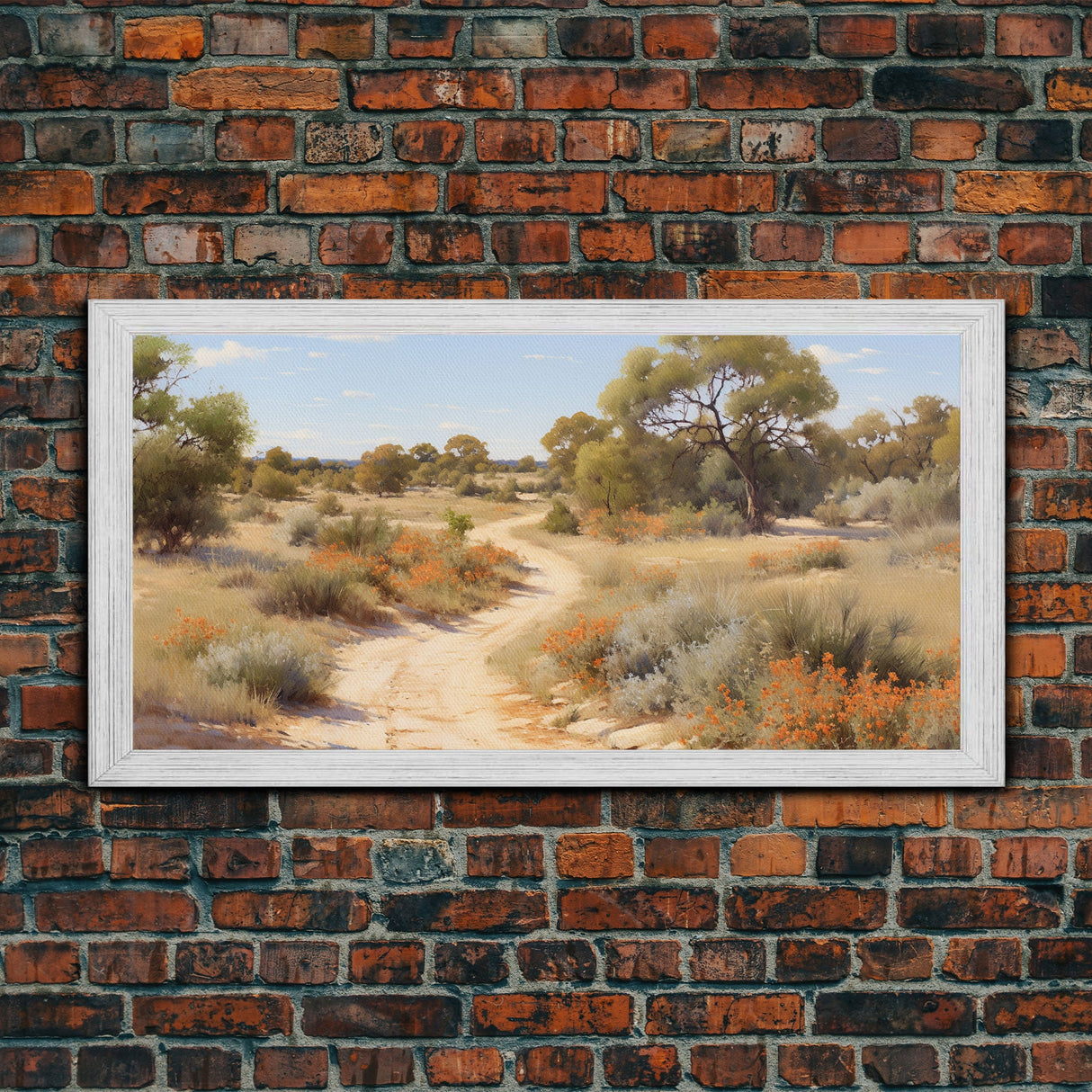 Landscape Oil Painting Canvas Print, West Texas Wall Art, West Texas Prairies, Made in Texas, Texan Art