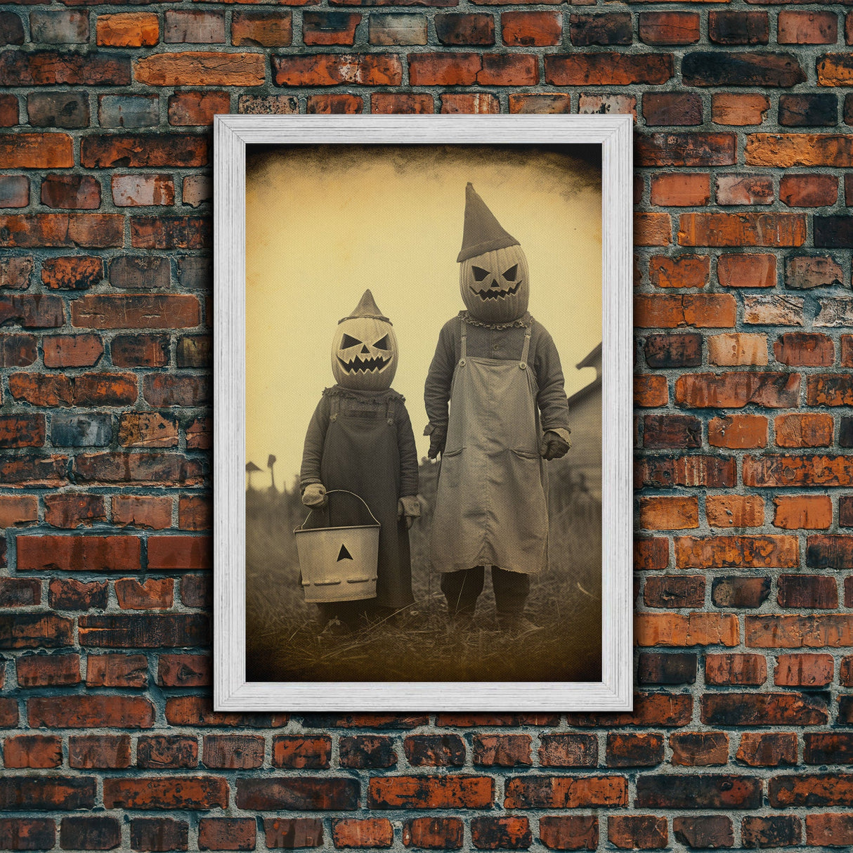 Horror Decor, Spooky Room Decor, Spooky Halloween, Dark Wall Art, Occult Art, Canvas Print, Wall Art, Vertical Print, Home Decor, Wall Decor