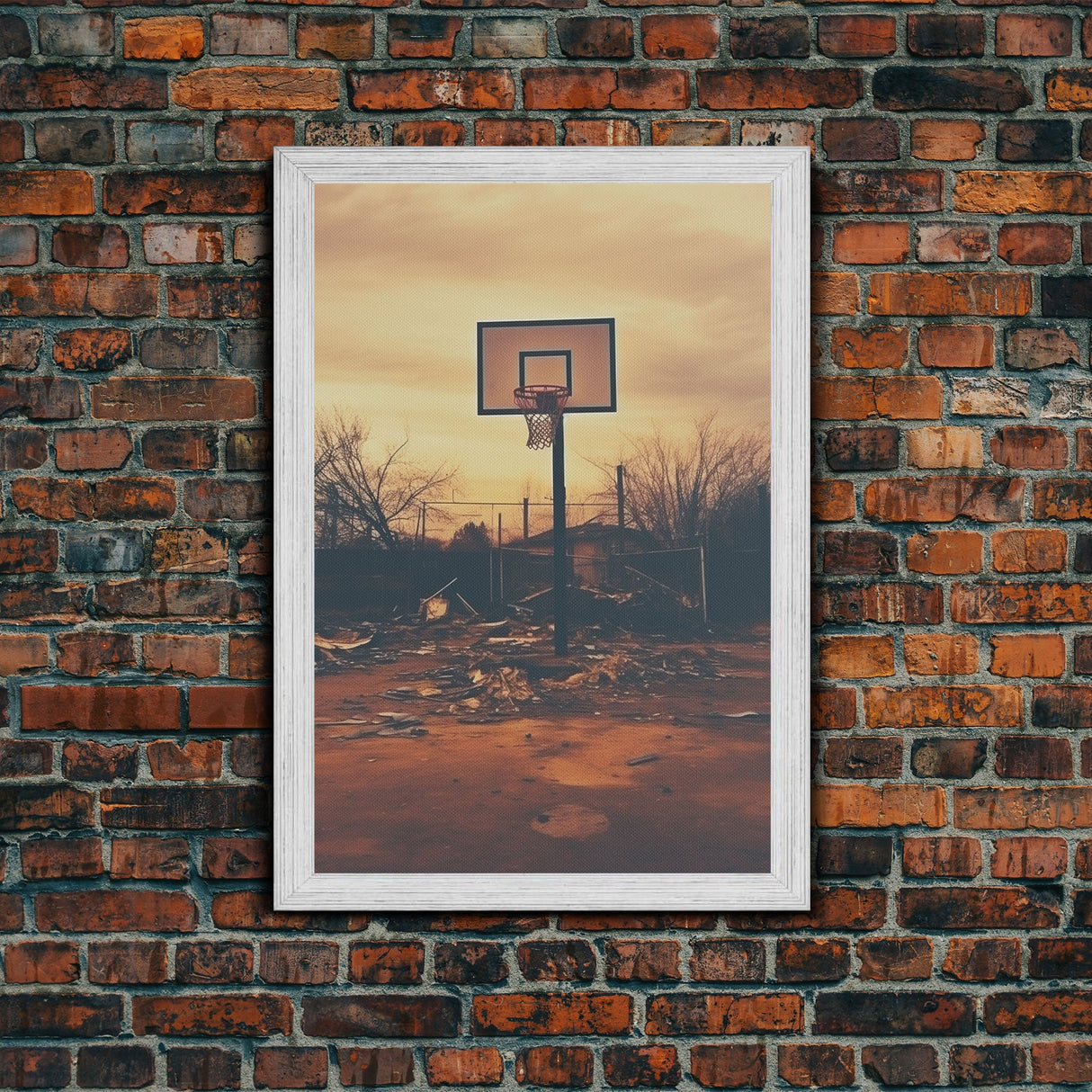 Basketball Wall Art, Sports Wall Art, Canvas Print, Wall Hanging, Portrait Art, Family Home Decor, Housewarming Gift, College Dorm Decor