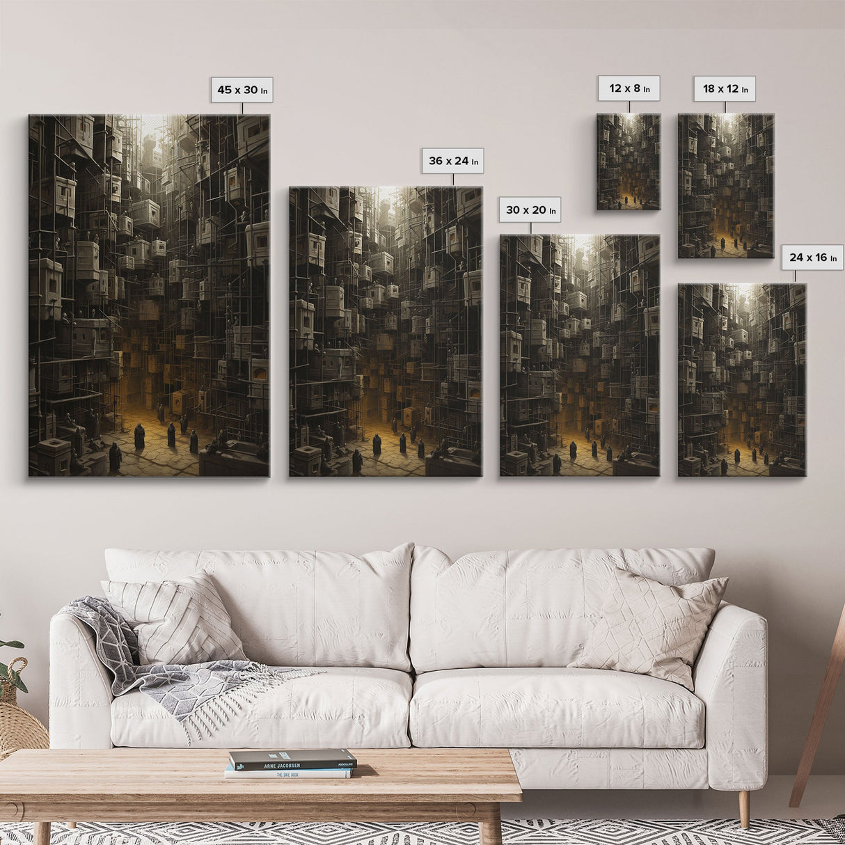 Creepy Wall Decor, Dark Art Print, Canvas Print, Wall Hanging, Portrait Art, Spooky Room Decor, Dark Fantasy Art, Fantasy Artwork, RV Decor