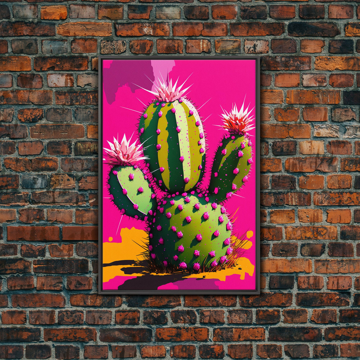 Cactus Print - Cactus Wall Art - Cactus Decor - Modern Desert Print - Southwestern Decor - Cactus Decor - Bright Wall Art - Pop Art Style