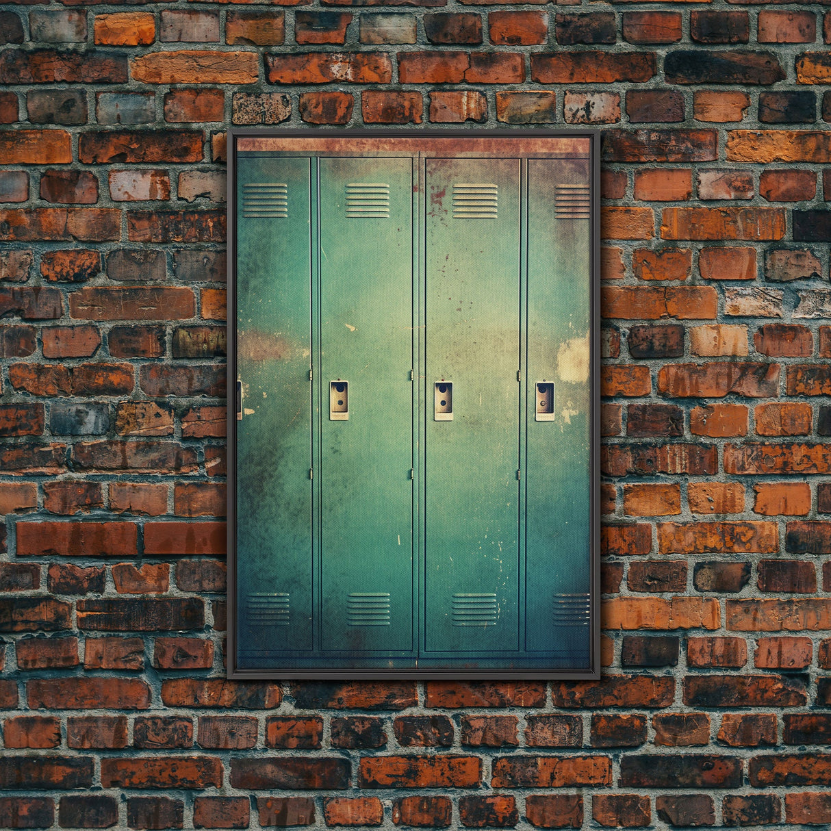 Locker Decor, Rustic Wall Decor, Minimalist Wall Art, Canvas Print, Wall Hanging, Portrait Art, Trendy Wall Art, Modern Prints, Room Decor