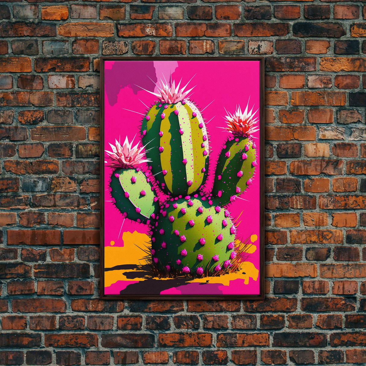 Cactus Print - Cactus Wall Art - Cactus Decor - Modern Desert Print - Southwestern Decor - Cactus Decor - Bright Wall Art - Pop Art Style