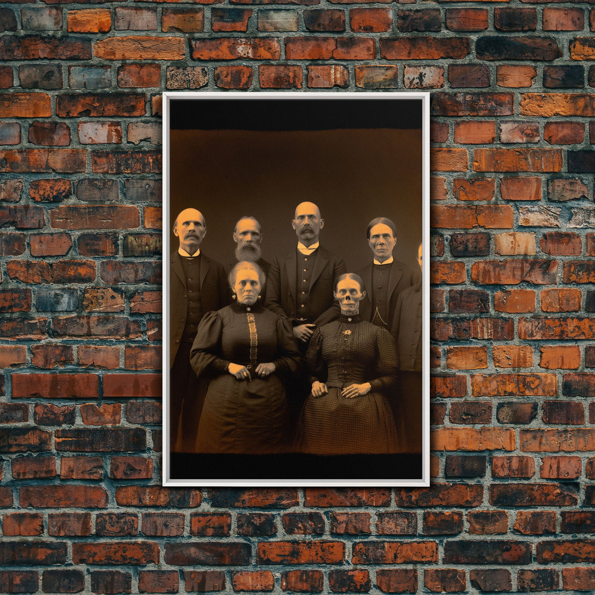 Halloween Wall Art, Spooky Room Decor, Horror Decor, Creepy Art, Ghost Art, Dark Fantasy, Canvas Print, Wall Art, Vertical Print, Room Decor