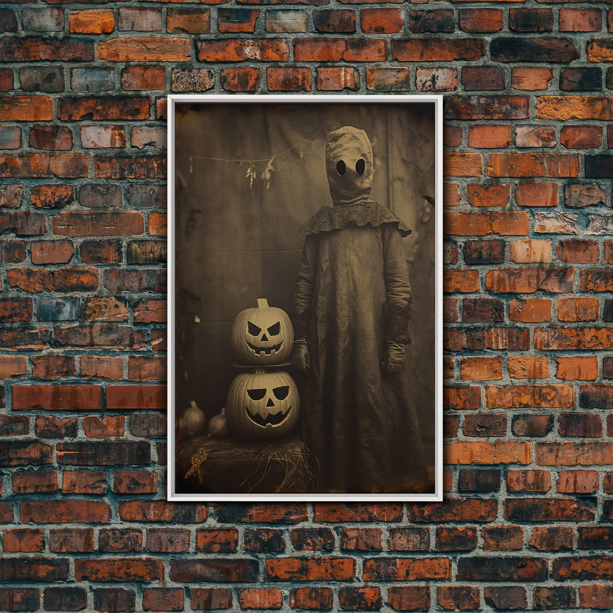 Black And White Art, Halloween Wall Art, Horror Decor, Dark Art Print, Canvas Print, Wall Art, Vertical Print, Home Decor, Wall Decor