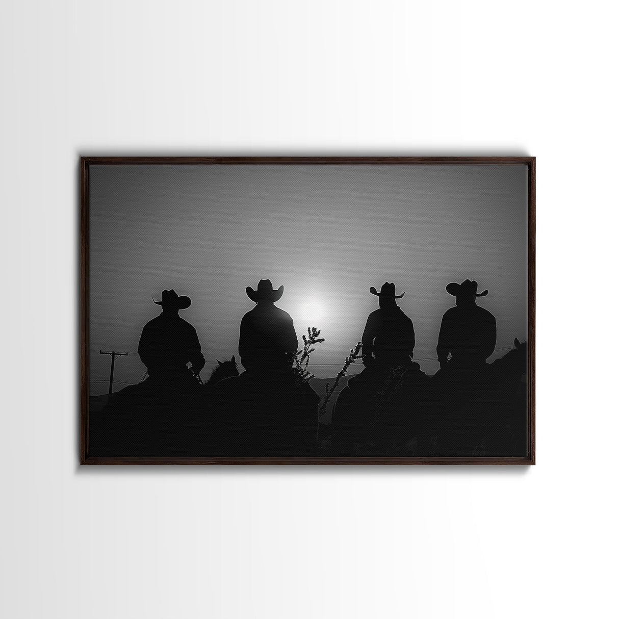 Cowboy Prints Framed Wall Art, Western Decor, Black and White Photography, Western Decor, Wild West Art, Cowboy Art, Wild West Art Print