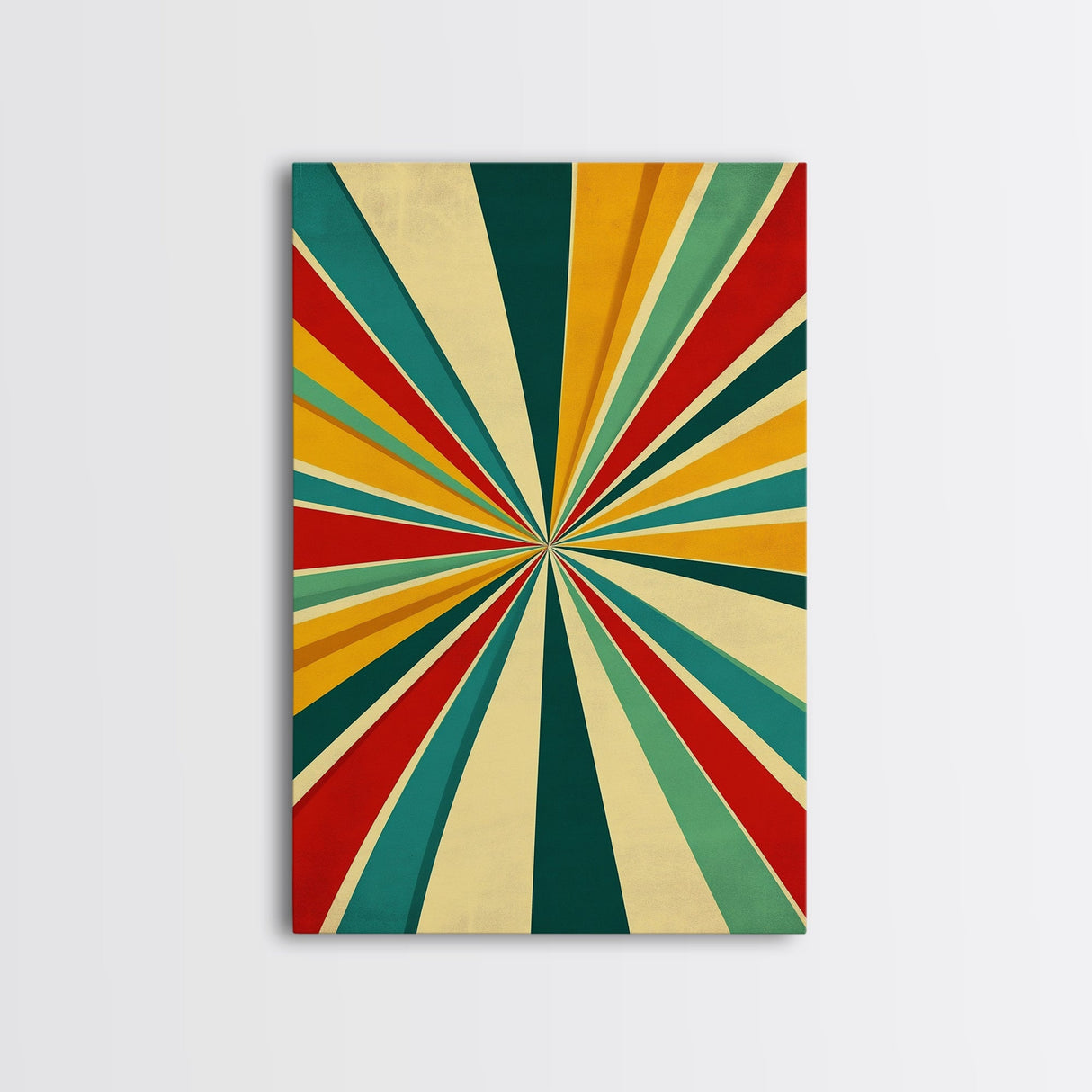 Space Travel Abstract Canvas Wall Art, Mid Century Modern Original Art Print, Large Oil Painting Print Oversized Framed Art